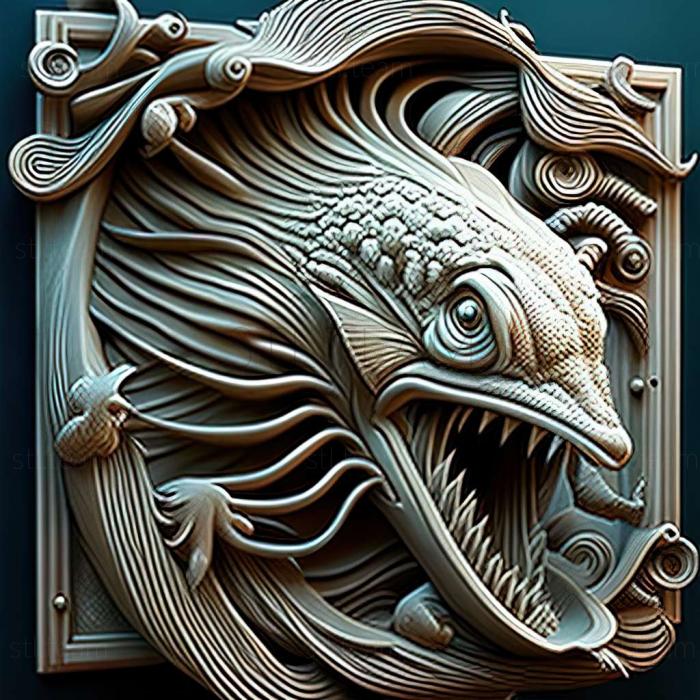3D модель Морское чудовище (STL)